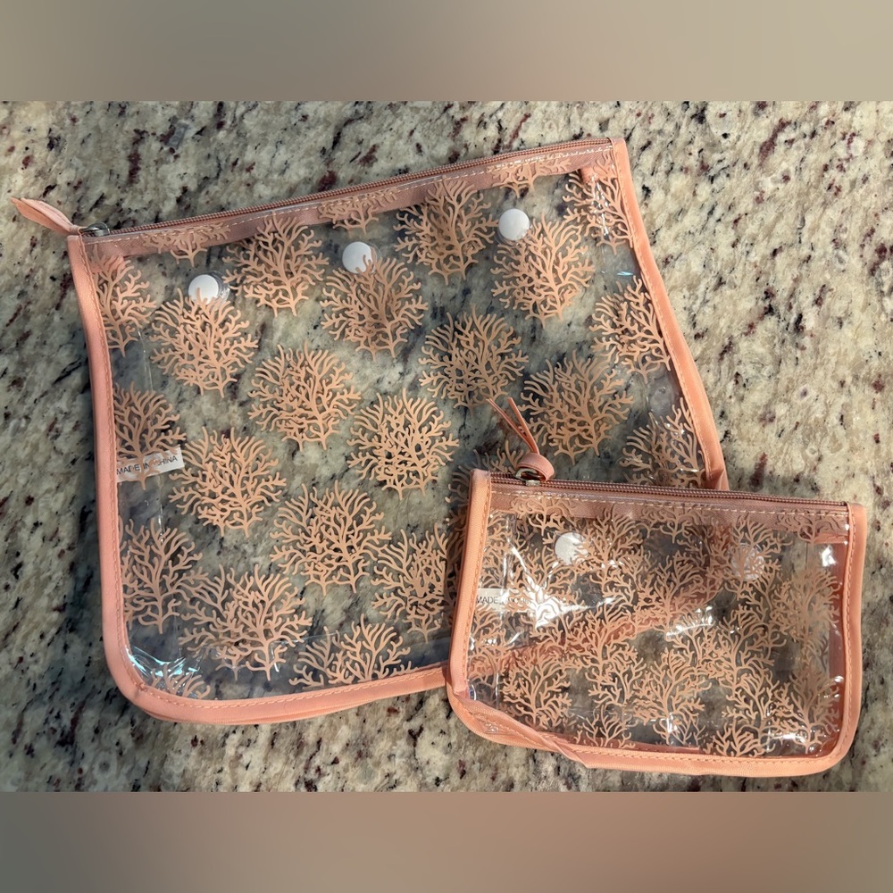 Clear Coral Tree Bogg Bag Inserts